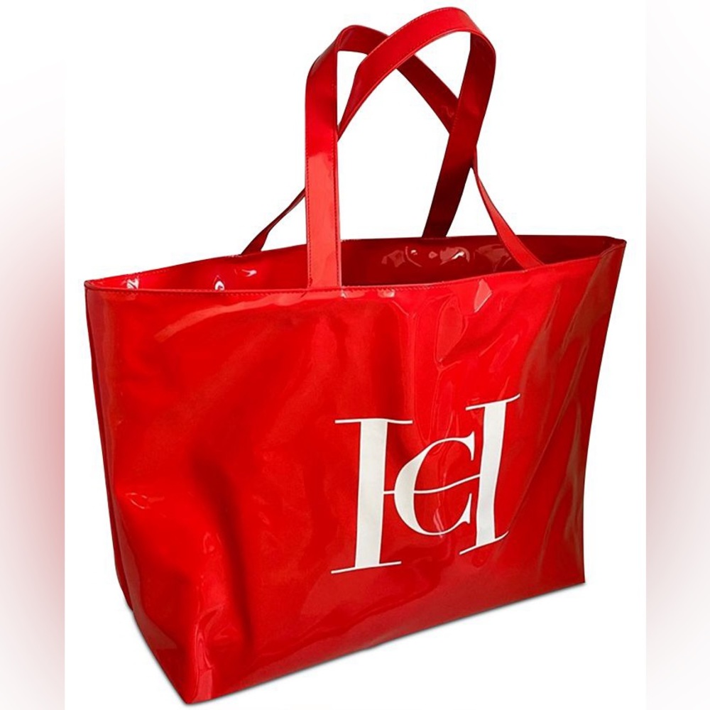 NWT Carolina Herrera Good Girl Red Leather Tote